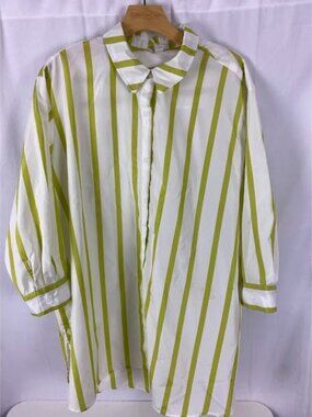 Cato Striped Preppy Long Line Over Sized  Blouse Top  Women's 18/20W.